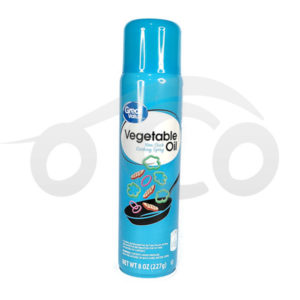 ACEITE VEGETAL ANTIADHERENTE GREAT VALUE EN AEROSOL (TAPA AZUL) (227 Gr)