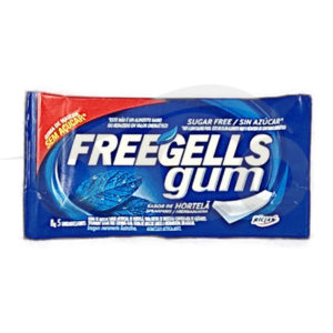 CHICLE FREEGELLS (MENTA AZUL) (8 Gr. x 15)