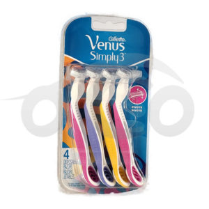 AFEITADORA DESECHABLE GILLETTE VENUS (DAMA) (PAQUETE 4 UNIDADES)