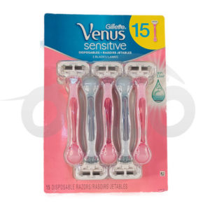 AFEITADORA DESECHABLE GILLETTE VENUS (DAMA) (PAQUETE 15 UNIDADES)