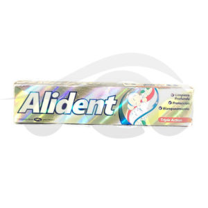 CREMA DENTAL ALIDENT (BLANQUEADOR / TRIPLE ACCION) (100 Gr x 12)