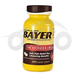 ASPIRINA BAYER 325 mg (500 TABLETAS)