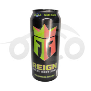 BEBIDA ENERGIZANTE REIGN (0 SUGAR STRAWBERRY SUBLIME / FRESA MAJESTUOSA) (473 Ml x 24)