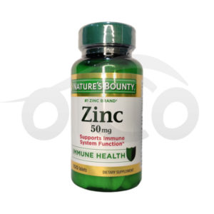 ZINC NATURE'S BOUNTY (50 mg) (100 CAPSULAS)