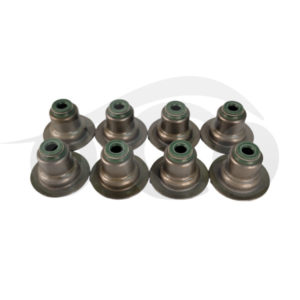 GOMA (JUEGO 8 PIEZA) VALVULA FIESTA 1.6 (TODOS) / FORD KA 1.6 / ECOSPORT 1.6 / (AVEO 1.6 / NUBIRA 1.6 / LANOS 1.6 USAN 2 JUEGO)