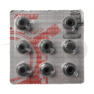 GOMA (JUEGO 8 PIEZA) VALVULA CORSA 1.3 / 1.4 / 1.6 / LANOS 1.5 / CIELO / RACER 1.5 / ESPERO 1.5 / AVEO 1.5 8 VALVULA / PALIO 1.8 / SIENA 1.8 / IDEA 1.8 / MONTANA / MERIVA / CHEVY C2+