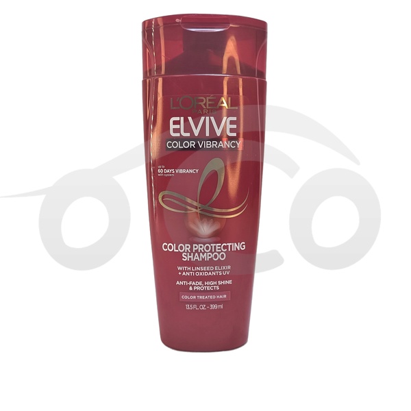 SHAMPOO L'OREAL PARIS ELVIVE (COLOR VIBRANCY) (ROJO/ PROTECTOR DE COLOR /  ANTIOXIDANTE) (399 ml) – Grupo PuntoCom