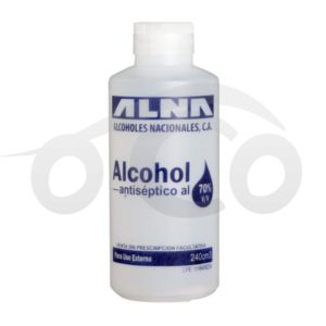 ALCOHOL ANTISEPTICO ALNA (70% CONCENTRADO) (240 Ml x 24)