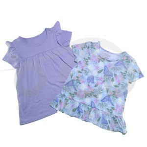 BLUSA PARA NIÑAS (JUEGO 2 PIEZA) (60% ALGODON / 40% POLIÉSTER)