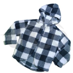 CHAQUETA (FELPA) CON CAPUCHA PARA NIÑAS (100% POLIÉSTER)