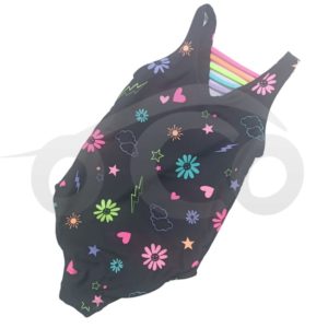 TRAJES DE BAÑO PARA NIÑAS (80% POLIÉSTER / 20% SPANDEX)