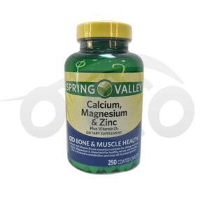 MAGNESIUM / CALCIO / ZINC SPRING VALLEY (250 TABLETAS)