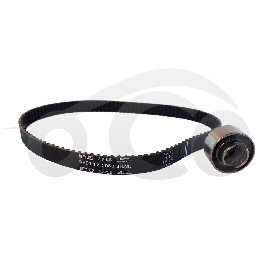 KIT (2 PIEZA) CORREA TIEMPO FESTIVA 1.3 SOHC / MAZDA 323 / DEMIO 1.5 / KIA RIO 1.3 / TURPIAL 1.3 (107 DIENTE)