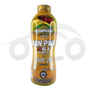 ROSHFRANS RUN PWR IIIST TRI SINTETICO ACEITE PARA MOTOR GASOLINA API SP 0w-20 / DIESEL ILSAC GF-6A (950ml)