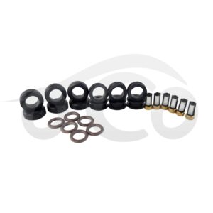 KIT INYECTORES (ORING / MICRO FILTRO) (JUEGO 6 INYECTOR) MONTERO SPORT 3.0 1997-1999 / GALANT MS / MF / MX 3.0 / 2.4 2001-2003 / ECLIPSE 2.4 2001-2005 / STRATUS / SEBRING 3.0 / 2.7 / 2.4 2001-2005