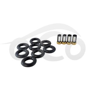 KIT INYECTORES (ORING / MICRO FILTRO) (JUEGO 4 INYECTOR) CIELO 1.5 / LANOS 1.5 / 1.6 / NUBIRA 1.6 / 2.0 / TACUMA / LEGANZA / ESPERO 1.5 / CORSA / CAVALIER 2.2 / NEON / FIESTA 1.6 2000-2003 / FORD KA / ATOS